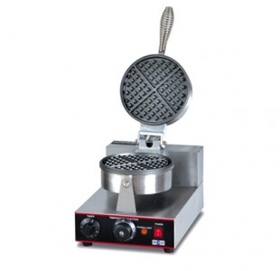 WAFFLE MAKER - SINGLE ROUND PLATE