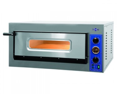 HORNO DE PIZZA ELÉCTRICO, DE UNA CÁMARA, P-4/ ∅360 mm - trifásico  