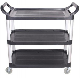 TROLLEY WITH PLASTIC SHELVES CSP-10250/3